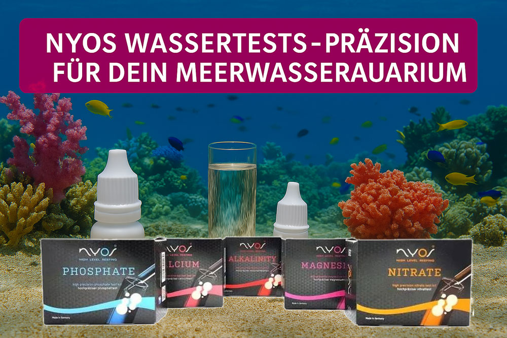 NYOS Wassertests – Präzision für dein Meerwasseraquarium NYOS Wassertests – Professionelle Testkits für dein Meerwasseraquarium